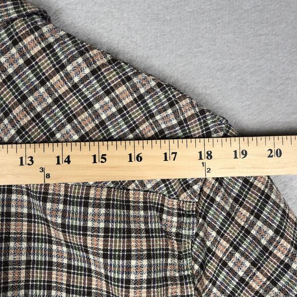 DENIM‎ & SUPPLY Ralph Lauren Western Pearl Snap Shirt Men's XL Plaid 100% Cotton - Picture 9 of 10